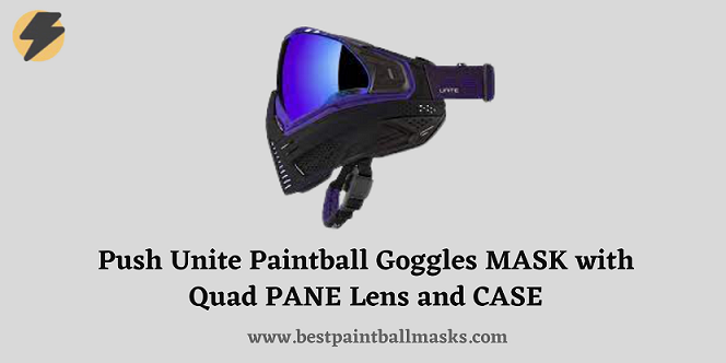 Push unite paintball mask for big heads